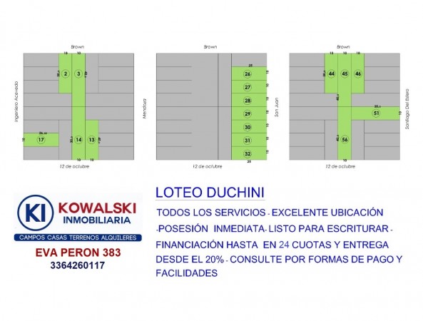 Loteo excelente ubicación